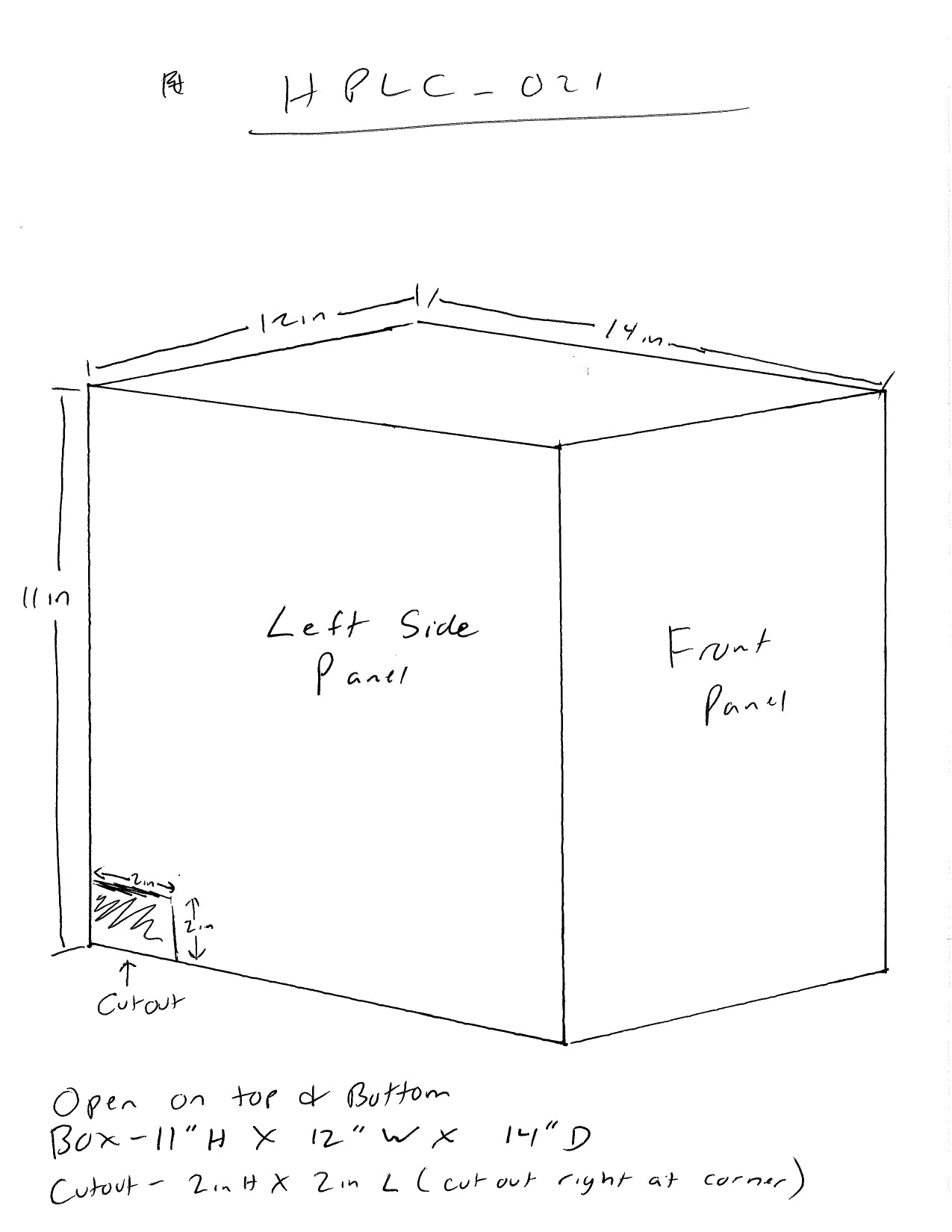 Custom Made Clear Acrylic Boxes With Notch For Power Cord