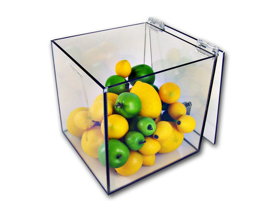Custom Made Lexan Polycarbonate Box With Hinged Top Lid.