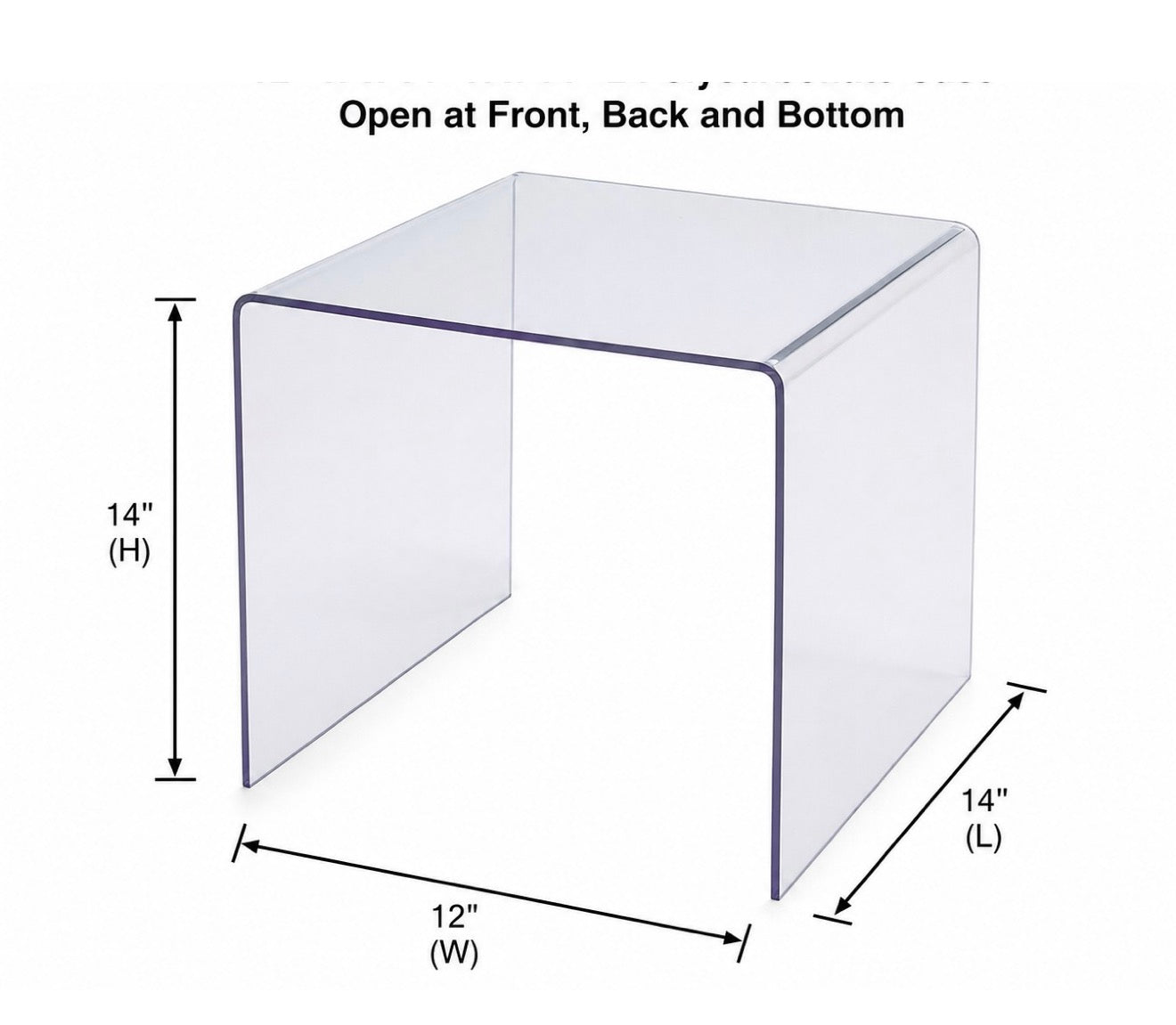 Custom Made Lexan Polycarbonate Riser 