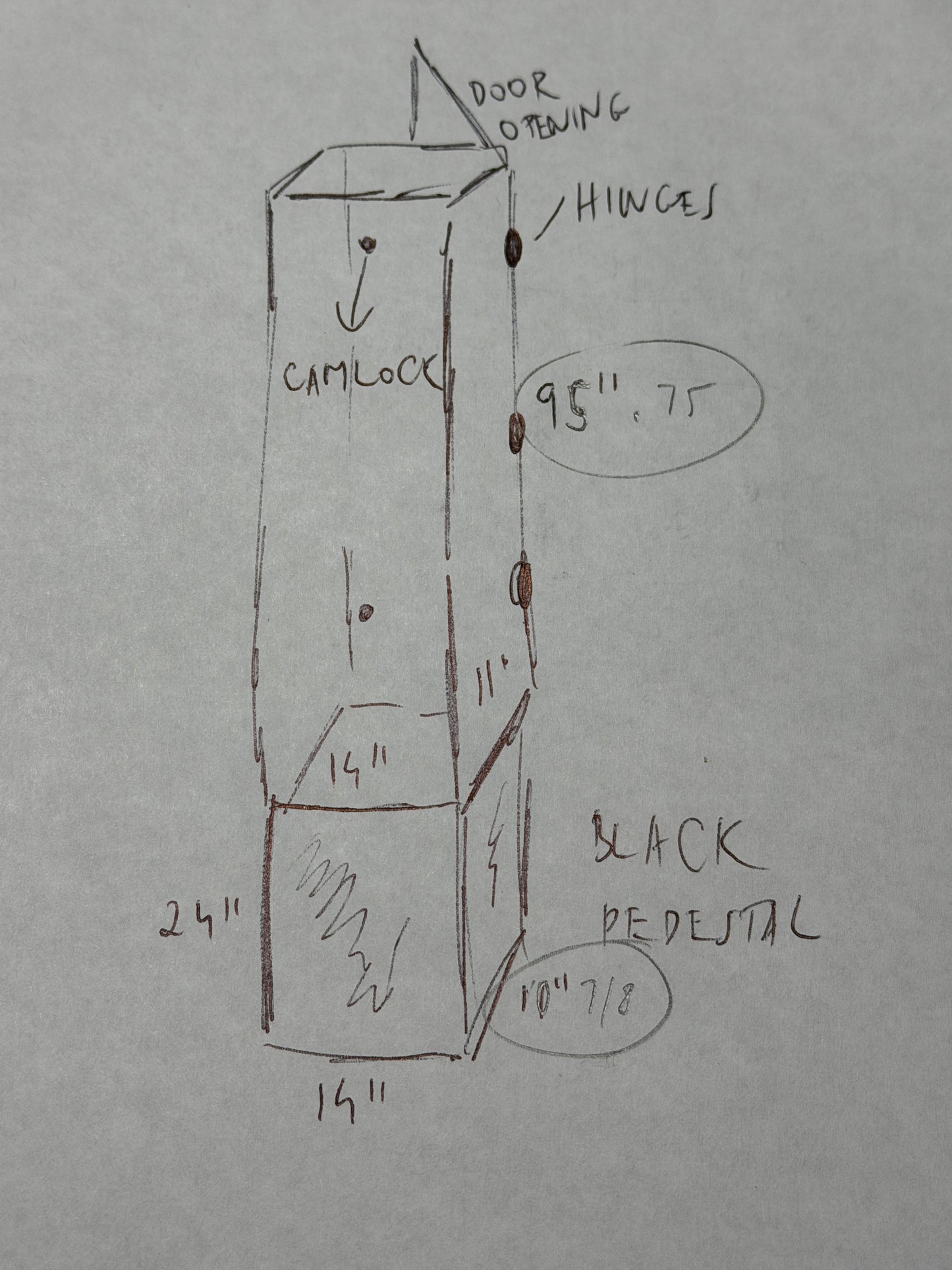 we can custom made Custom Made Museum Acrylic Display Case With Black Base And Back Hinged Door.