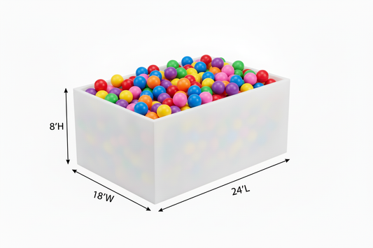 Custom Made Open Top Custom Solid White Acrylic Storage Boxes