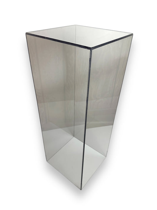Custom made acrylic plexiglass pedestal 
