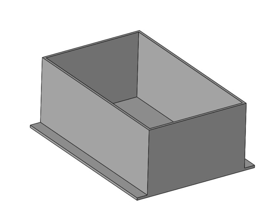 Custom Made Acrylic Watertight Box 3/8" Thick