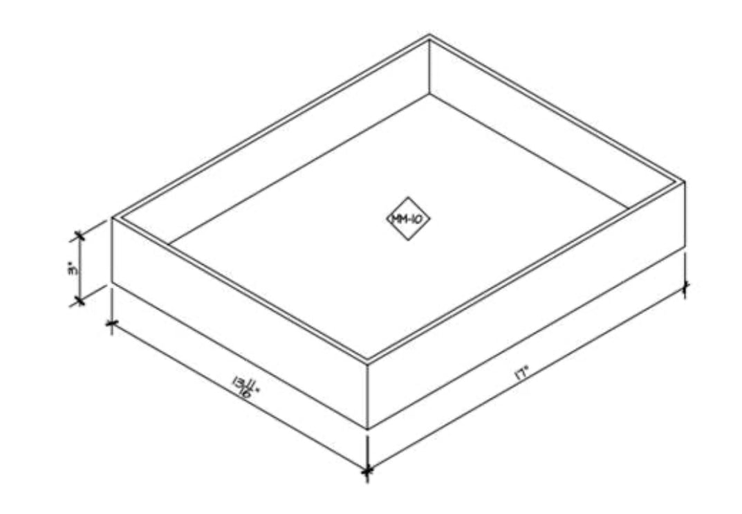 Custom Made Clear Acrylic Box 1/4” Thick