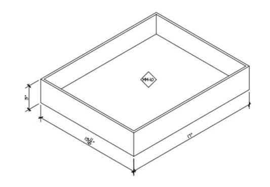 Custom Made Clear Acrylic Box 1/4” Thick