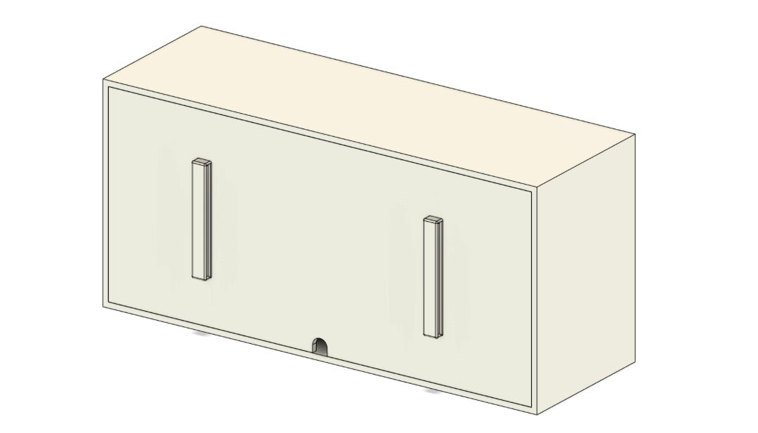 Custom Made White Acrylic Box With Laser Cut / Front Text