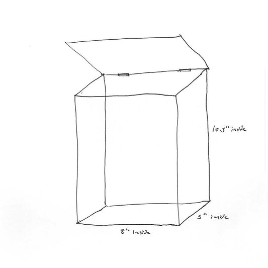 Custom made clear time clock polycarbonate clear box 