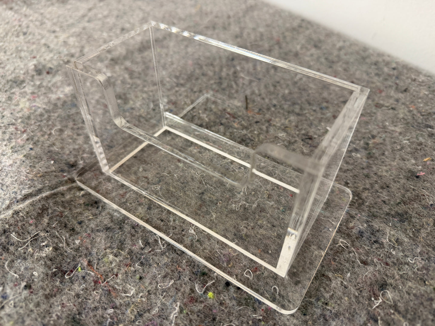 Custom Made Clear Acrylic Card Holder