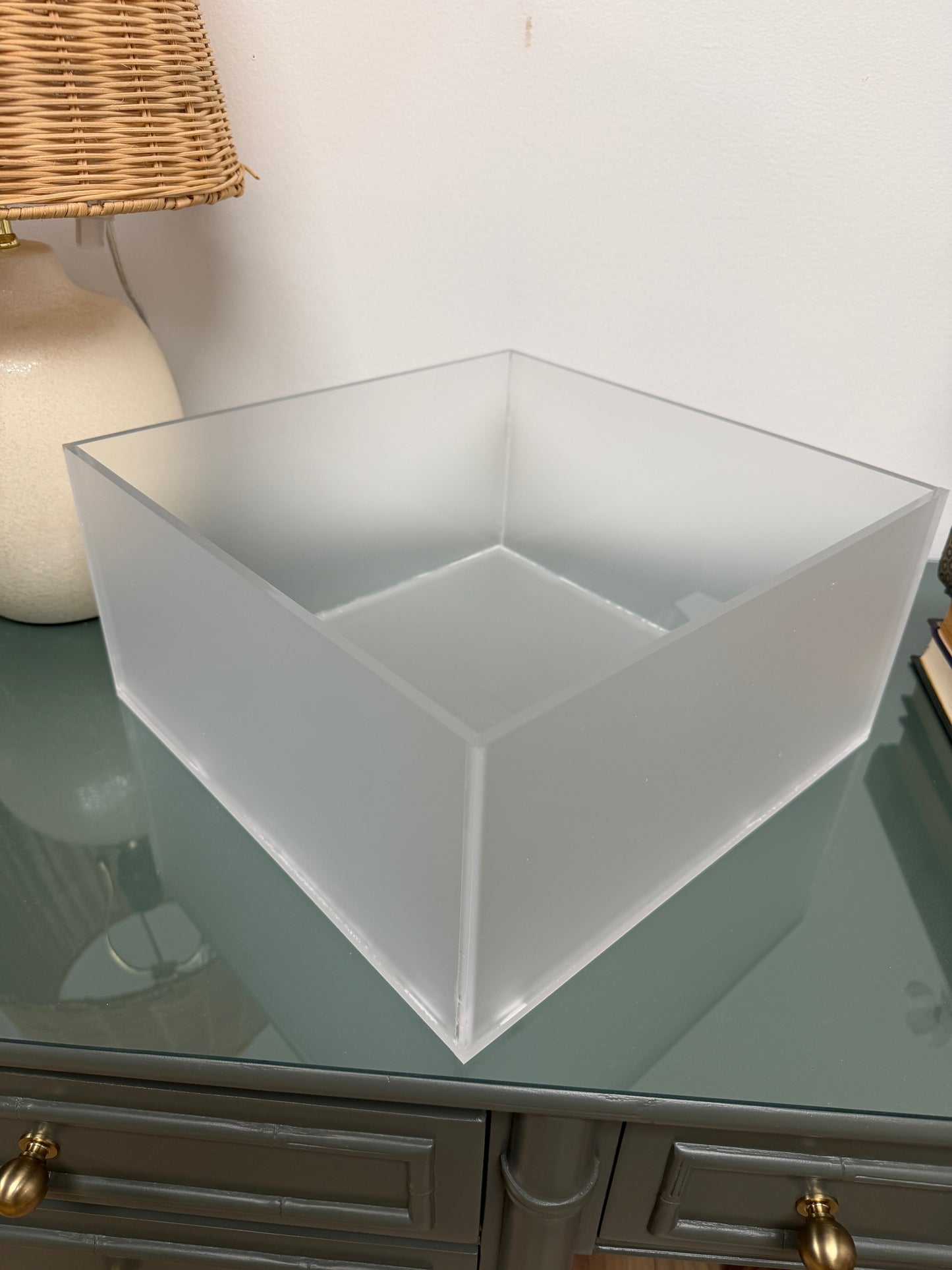 Frosted Acrylic Display Case, Box - Custom Size