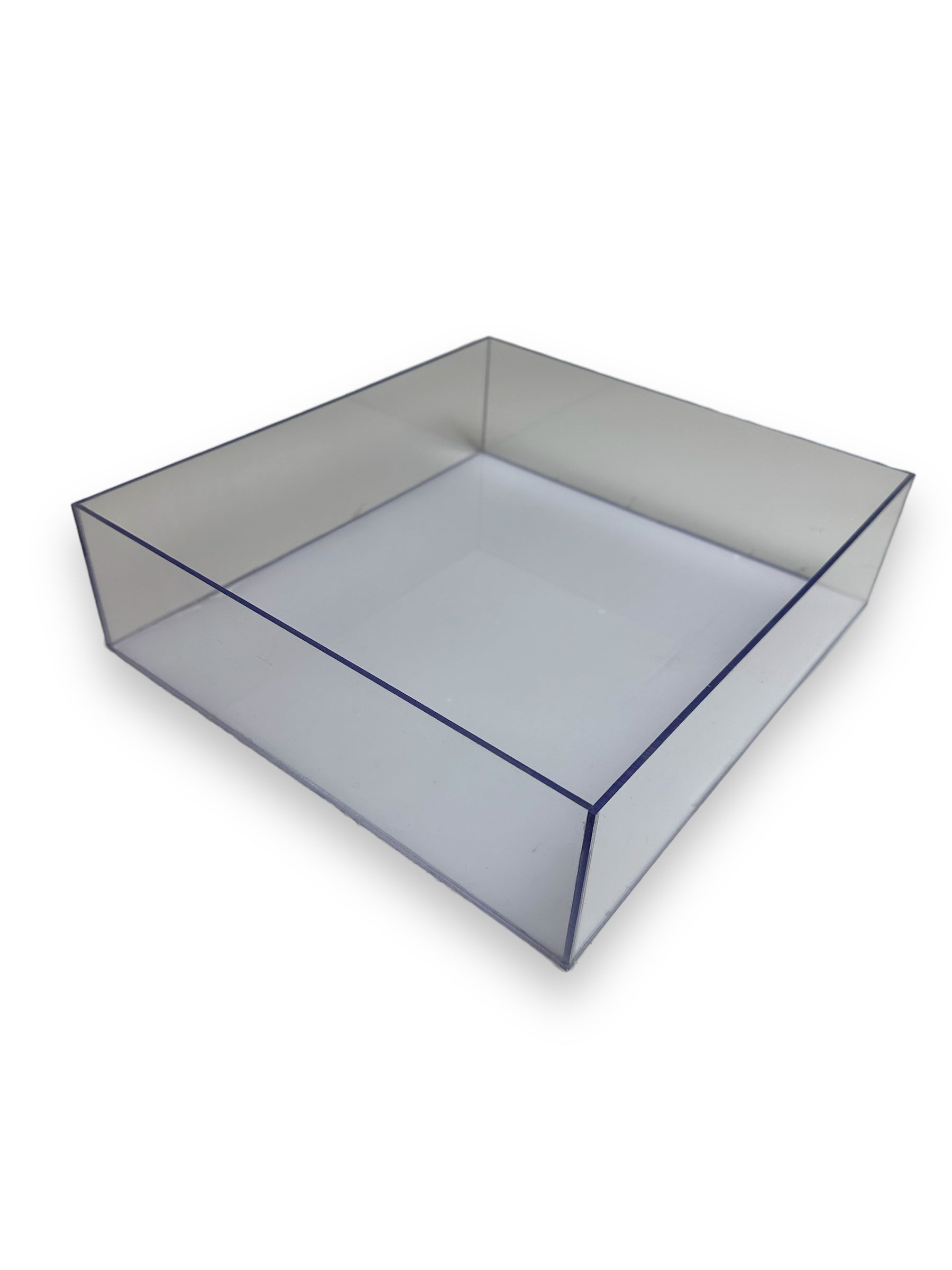 Custom made clear lexan polycarbonate tray box