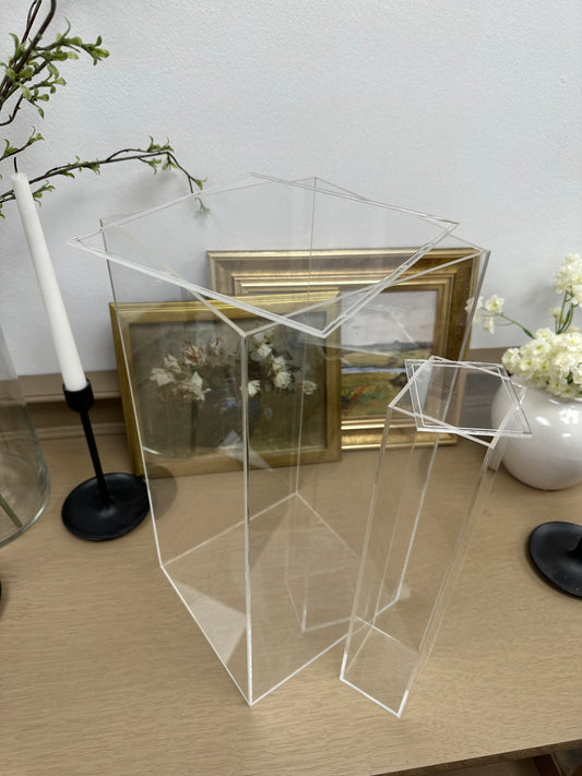 Custom Made Clear Acrylic Box With Easy Removable Lid