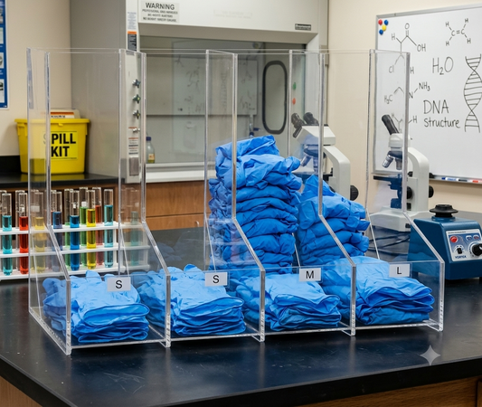 Open-Top Gravity-Feed Bulk Acrylic Dispensers 