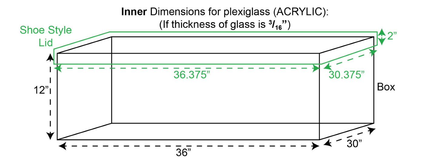 Custom Made Clear Acrylic Chamber / Enclosure Box
