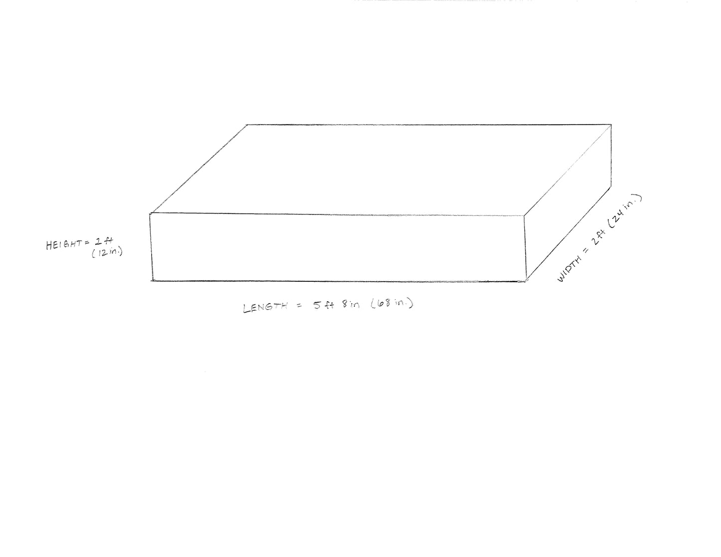 Custom Made Large Acrylic Display Box With Flanges On Short Ends