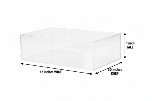 Custom Made Acrylic Plexiglass Trays 