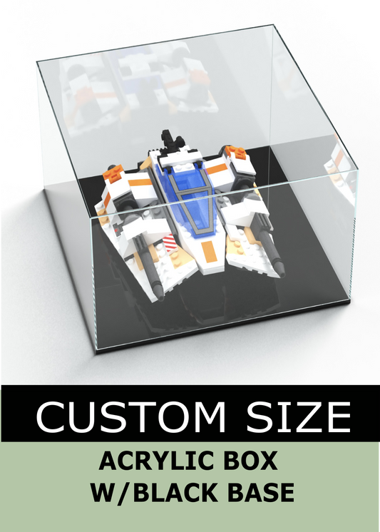 Custom Made Acrylic Case With Black Base