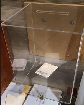 Ashp Box Custom made acrylic box with slot and hasp – Pleximart