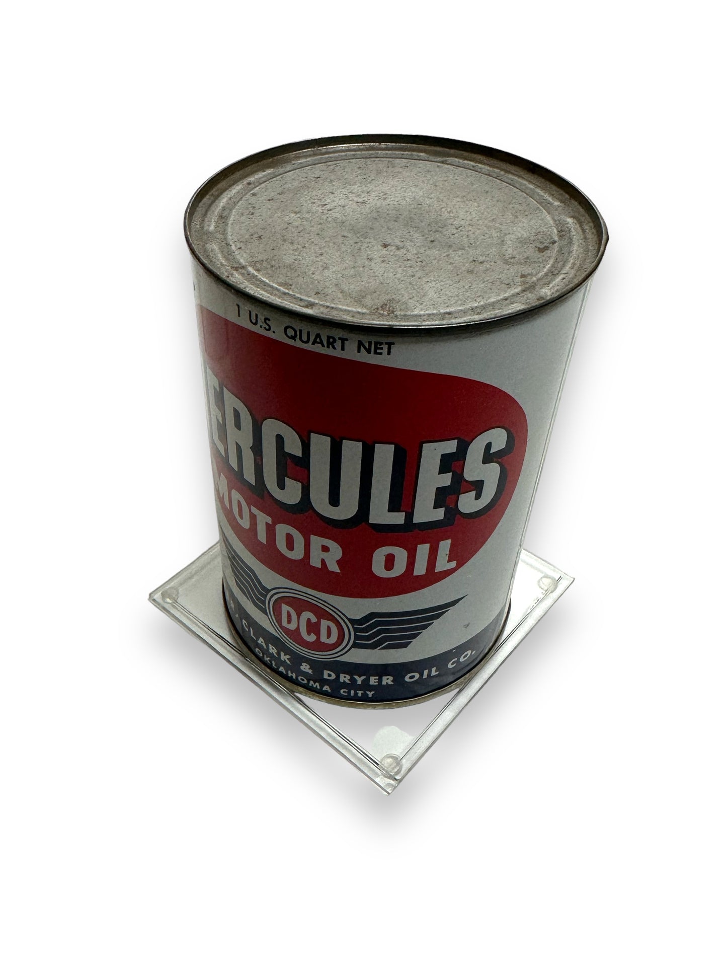 Old Oil Cans Acrylic Display Case