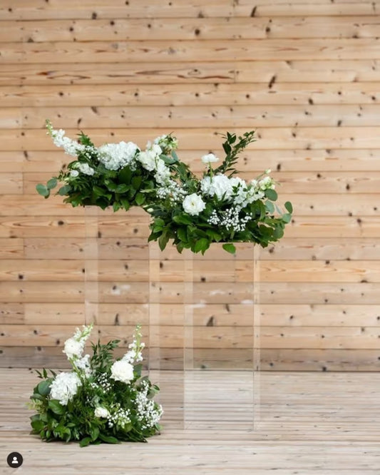 Custom Made 11 Clear Acrylic Pedestals Florist Special