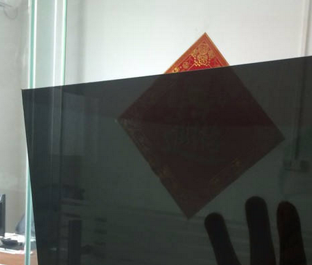 smoke/gray acrylic panel