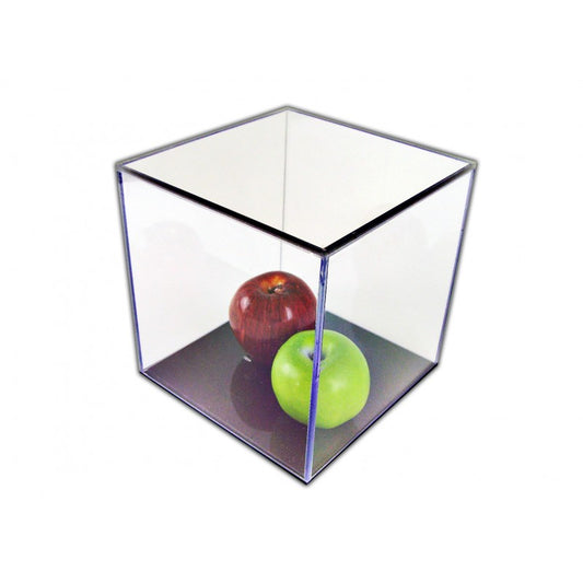 3/16" Thick Acrylic Display Boxes W/ Black Bases