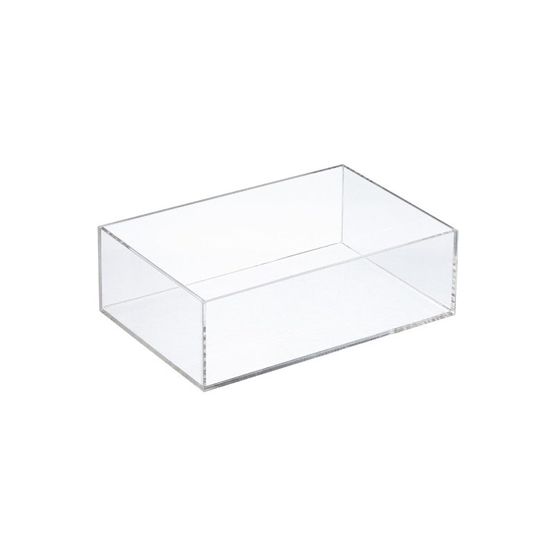 2 Custom Made Clear Acrylic Boxes 1/8" Thick