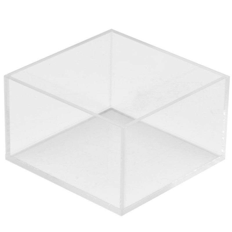 Clear Custom Made Acrylic Box With 4 Top Hanging Holes
