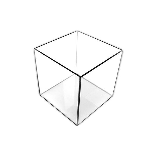 Set Of 2 Clear Acrylic Plexiglass Display Boxes