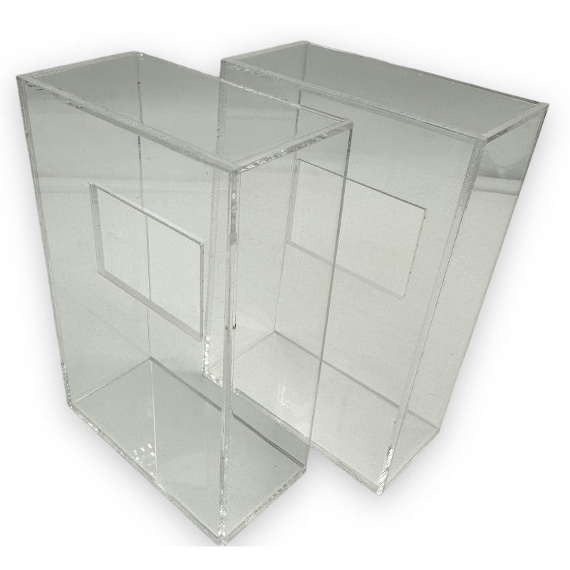 Custom Made Clear Acrylic Boxes W/Laser Cut Out
